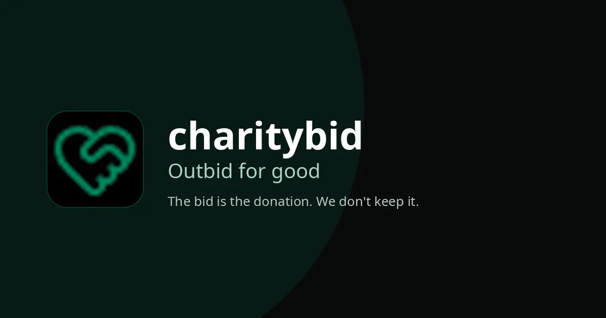 Screenshot 1 of charitybid