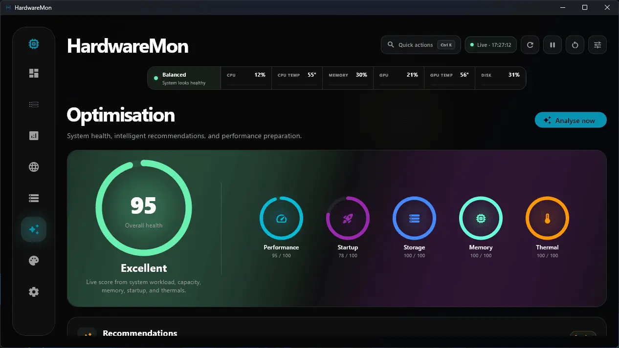 Screenshot 6 of HardwareMon