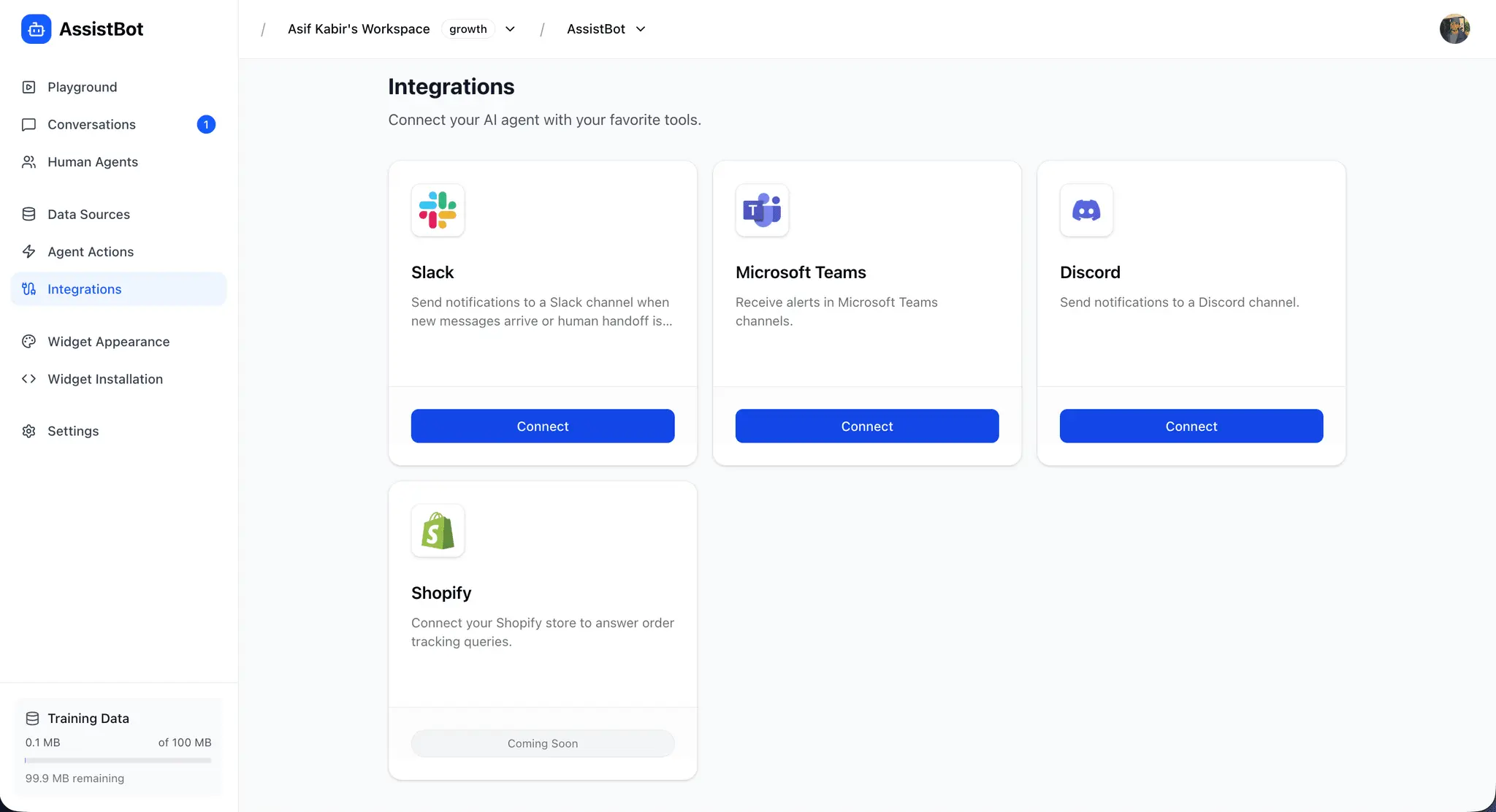 Screenshot 5 of AssistBot