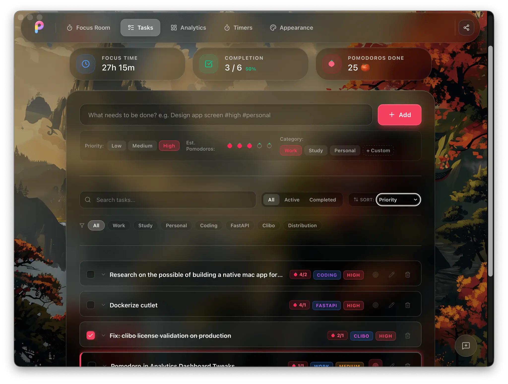 Screenshot 2 of Pomodoro.in