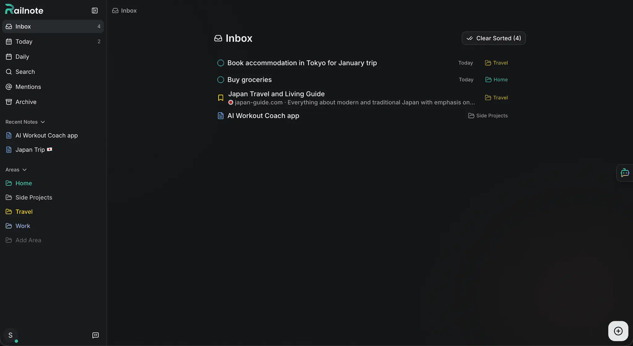 Screenshot 3 of Railnote