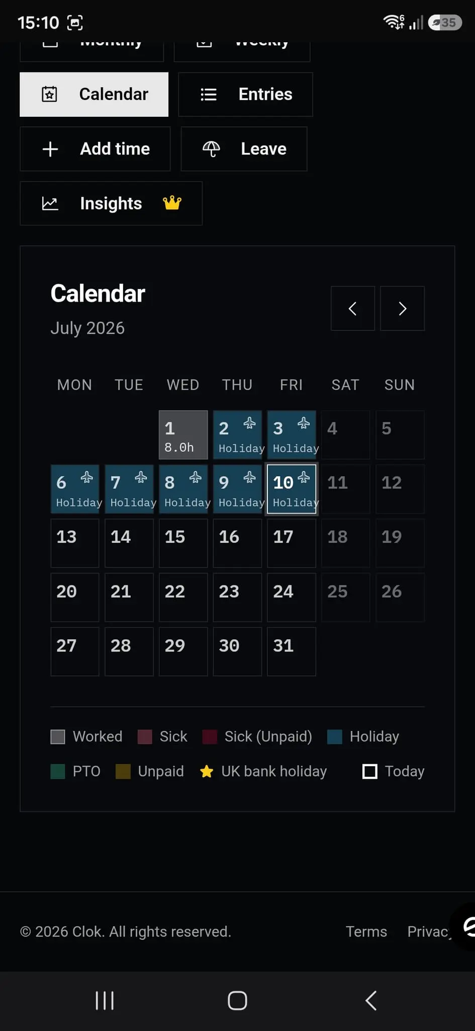 Screenshot 4 of Clok
