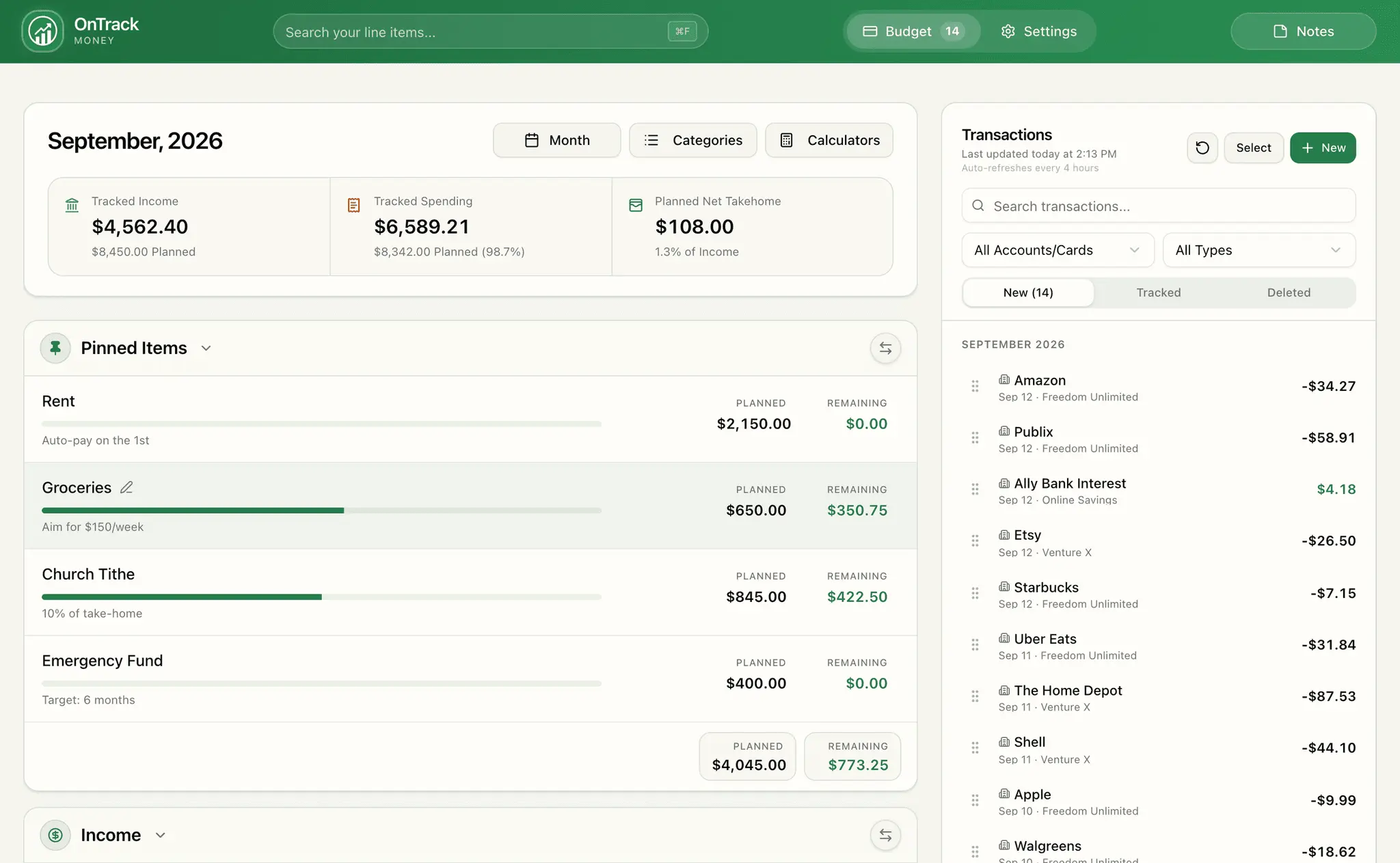 Screenshot 4 of OnTrack Money