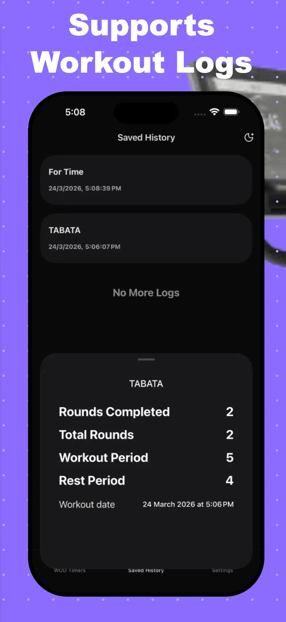 Screenshot 6 of WOD Workout Timers