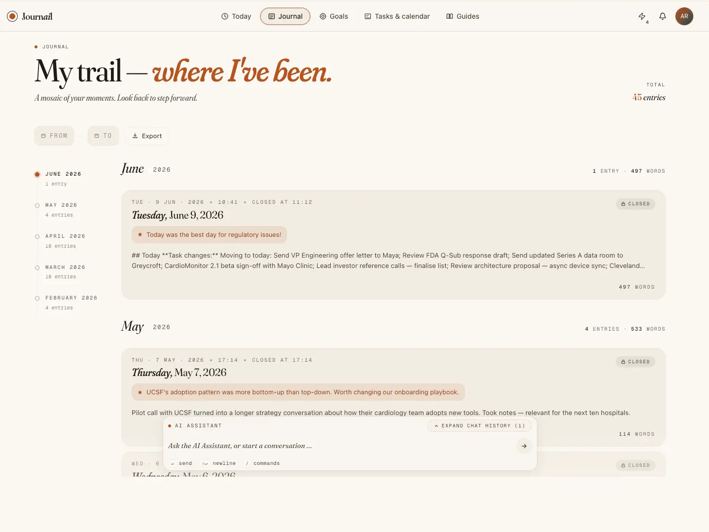 Screenshot 6 of Journail