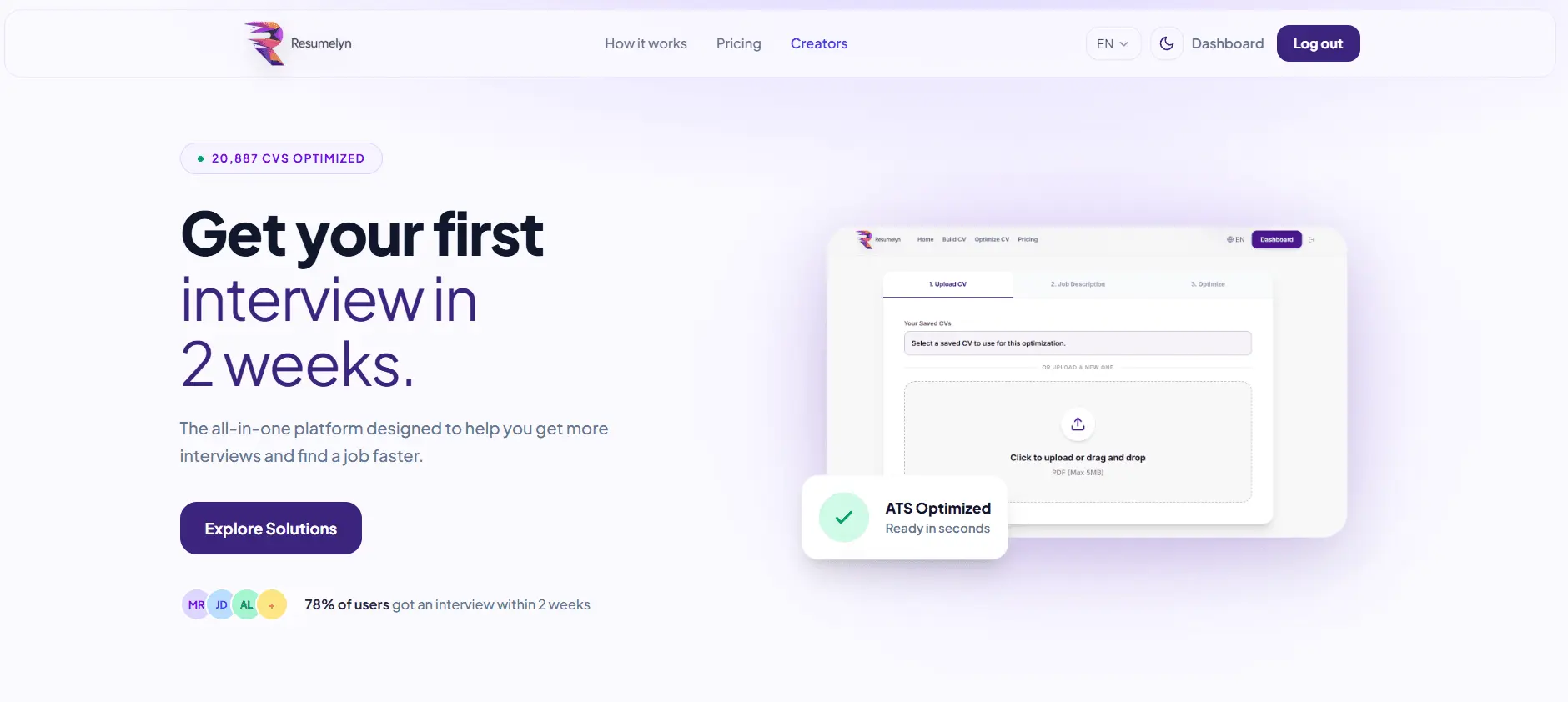Screenshot 1 of Resumelyn