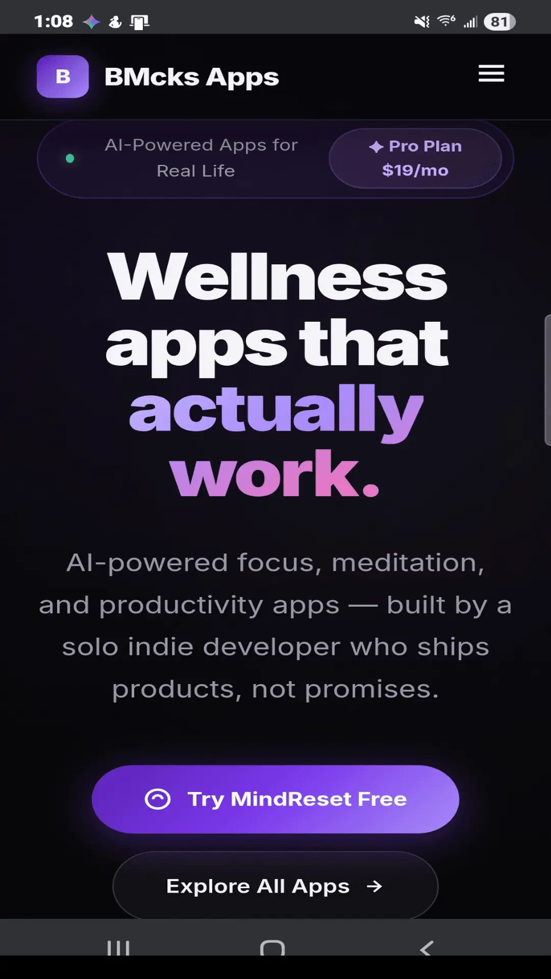 Screenshot 3 of BMcks Apps