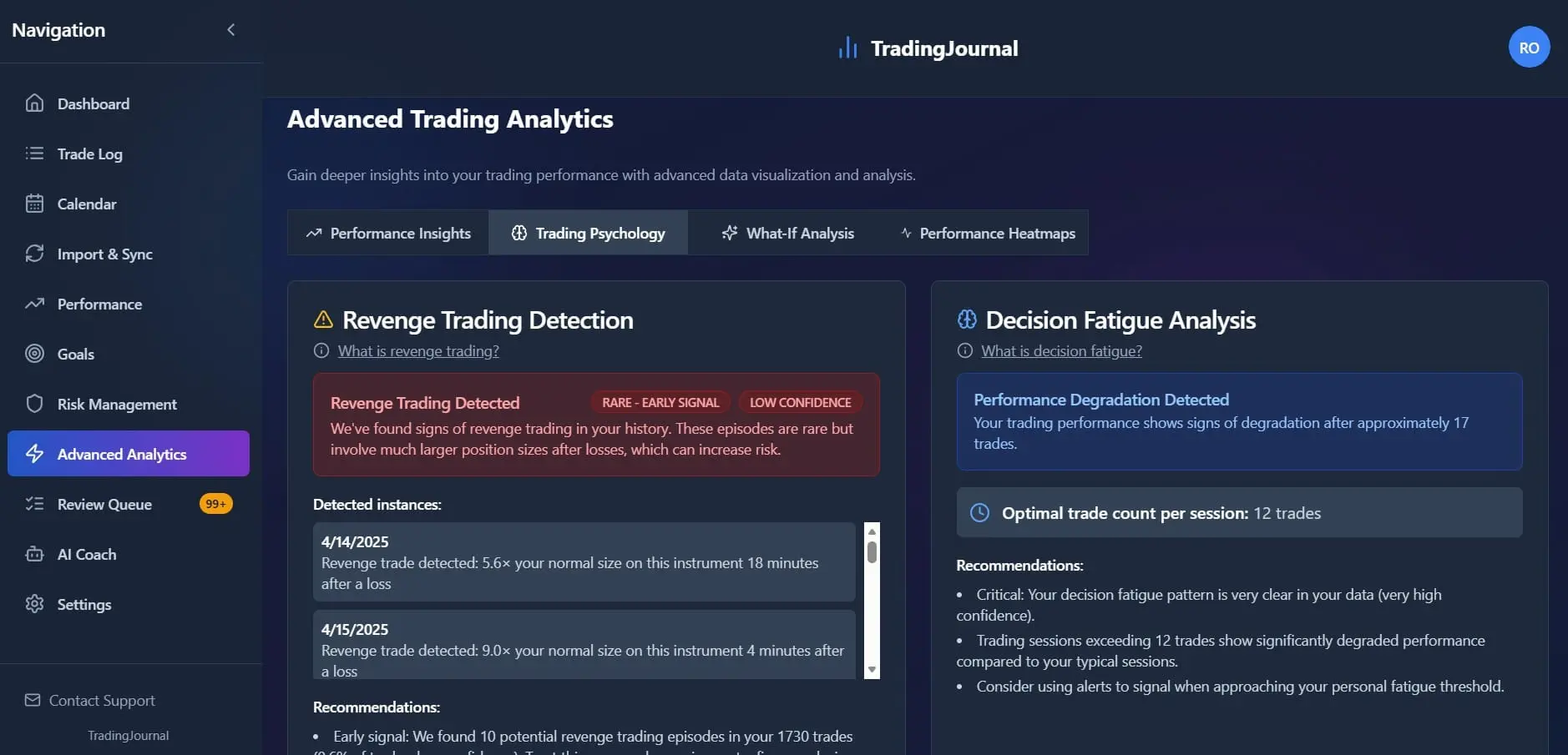 Screenshot 4 of TradingJournal