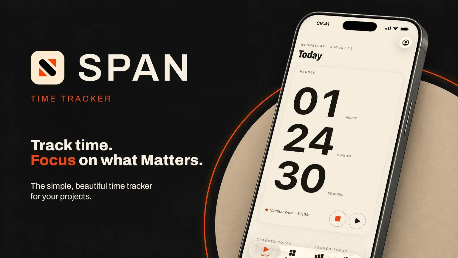 Screenshot 1 of Span - Time tracker & timesheet