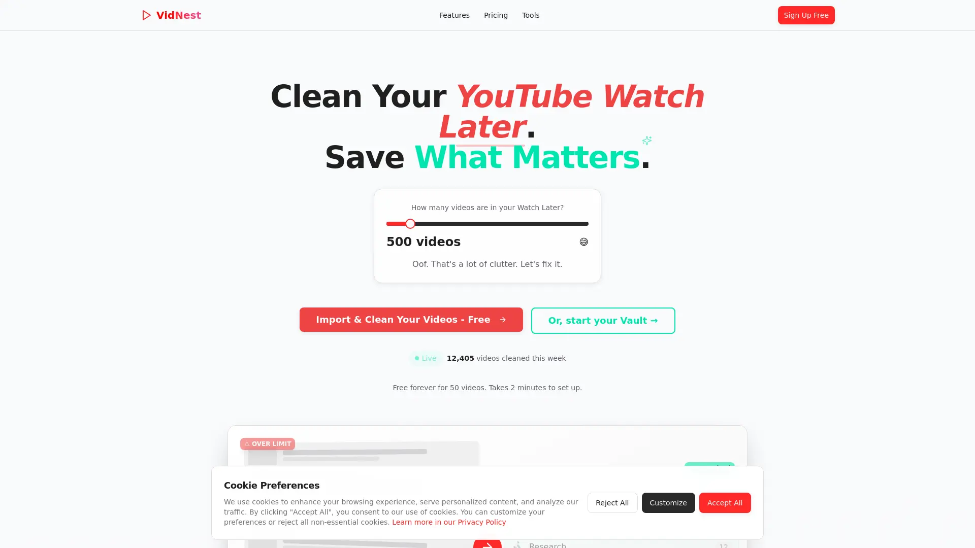 Screenshot 1 of VidNest