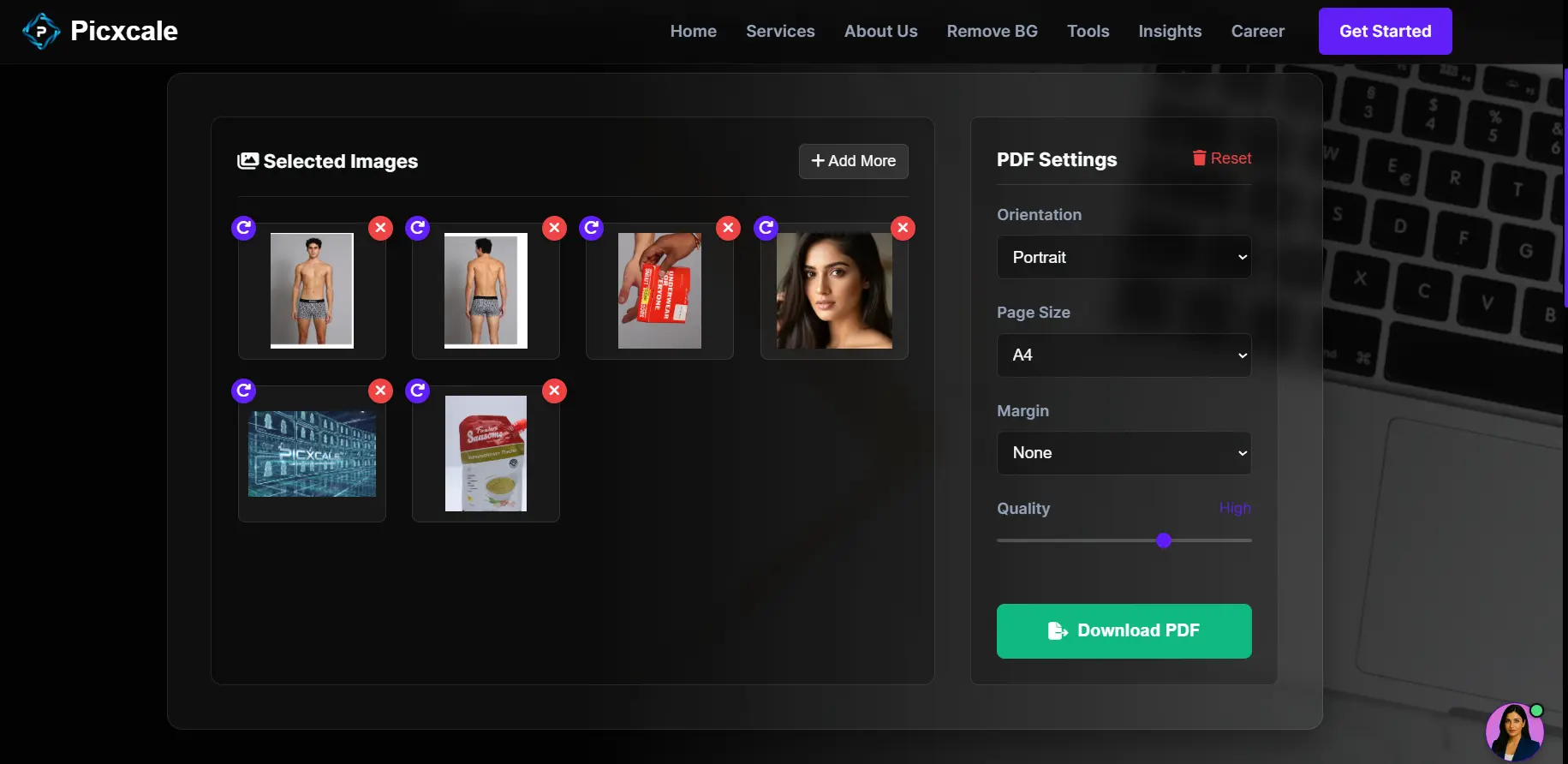 Screenshot 4 of Client Side PDF Editor | Image to PDF
