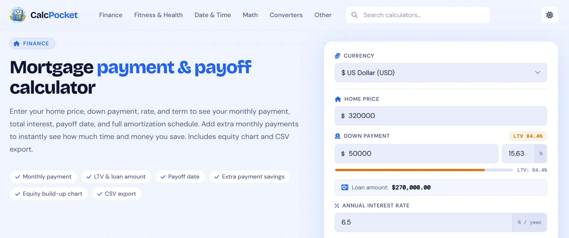 Screenshot 2 of CalcPocket