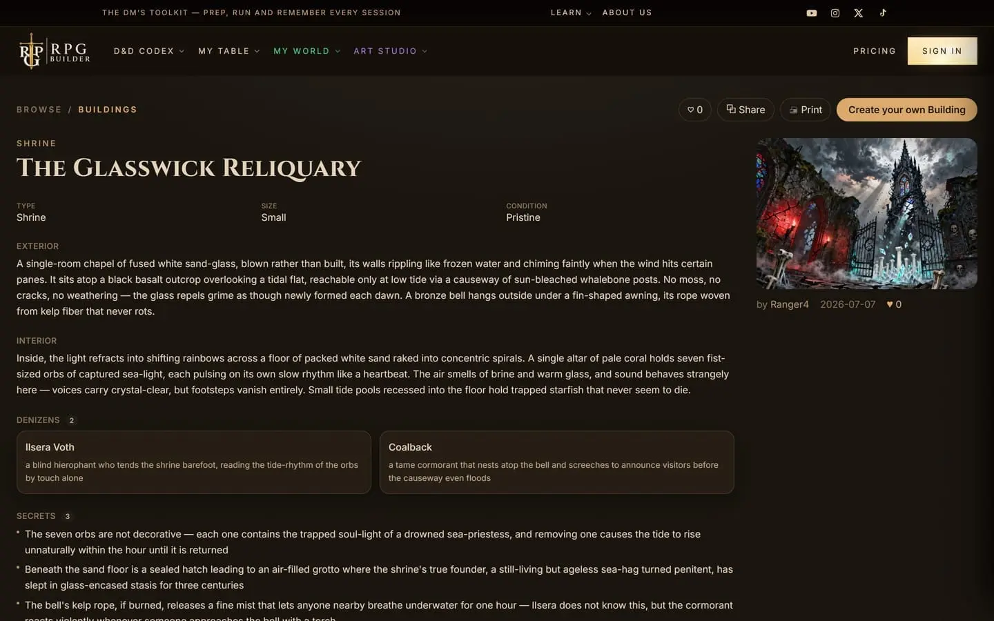Screenshot 3 of RPG Builder