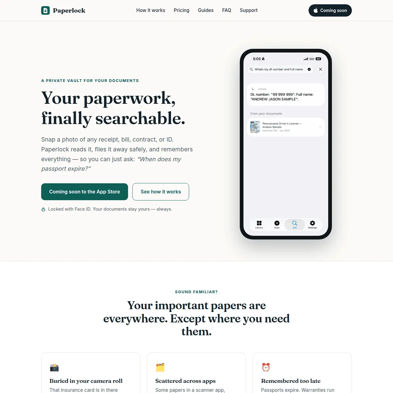 Screenshot 2 of Paperlock