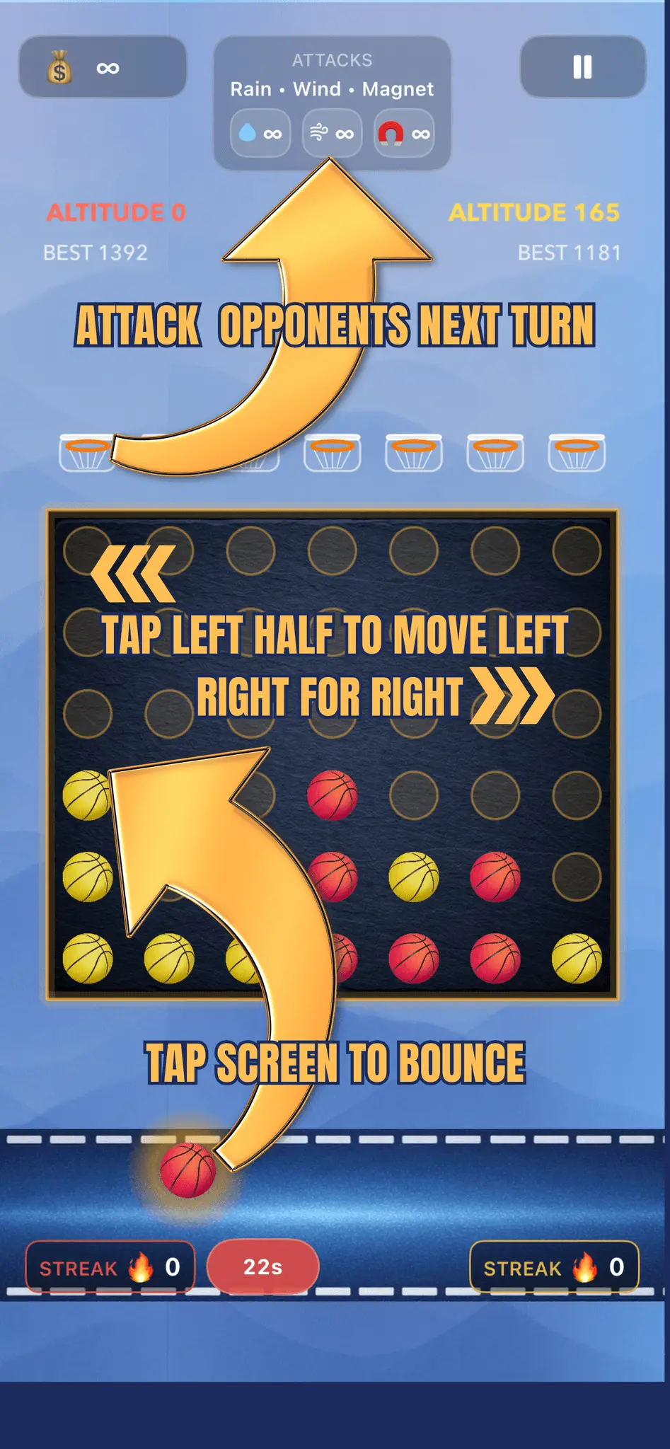 Screenshot 1 of 4 Basketballs — Online basketball RPG