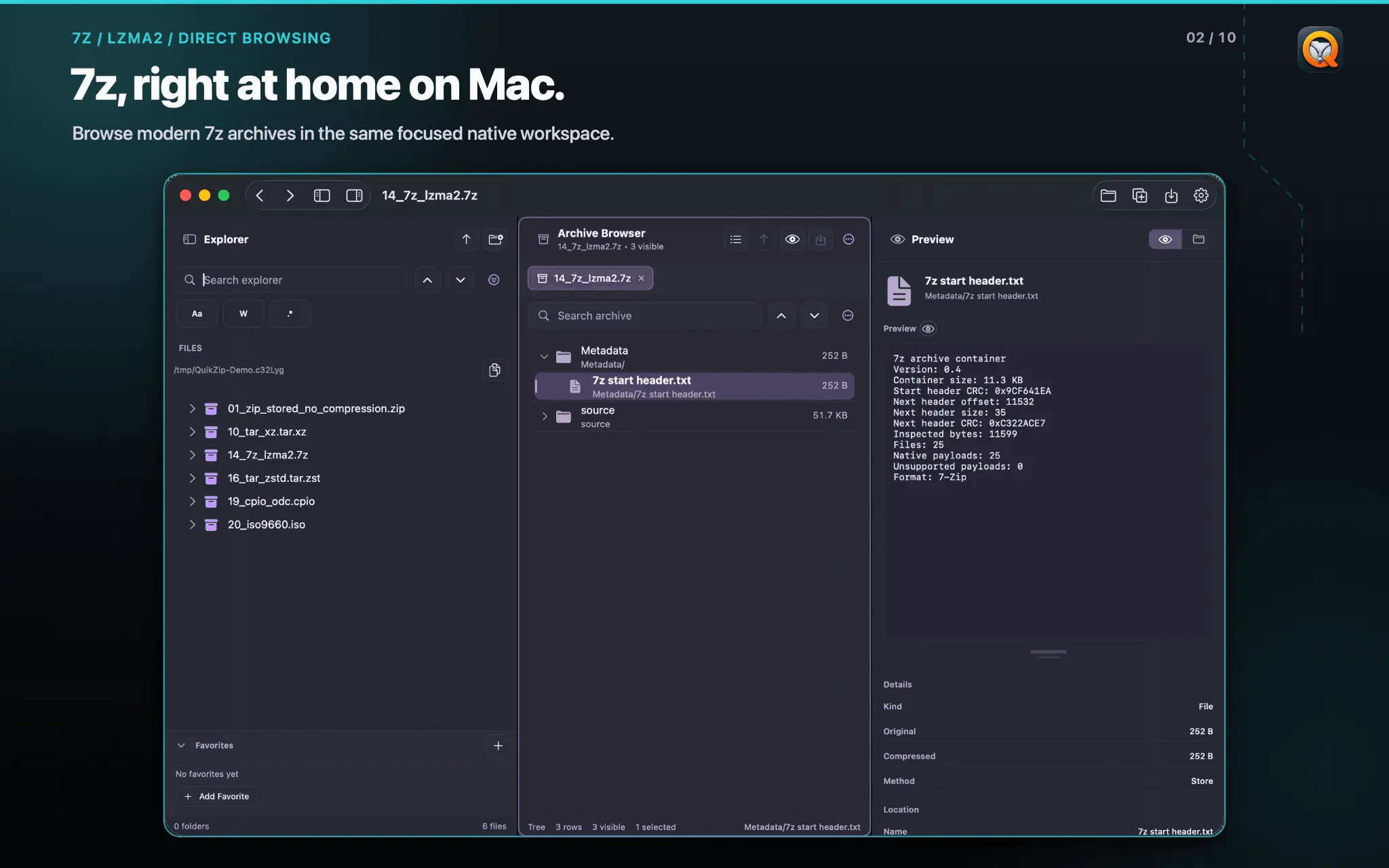 Screenshot 2 of QuikZip