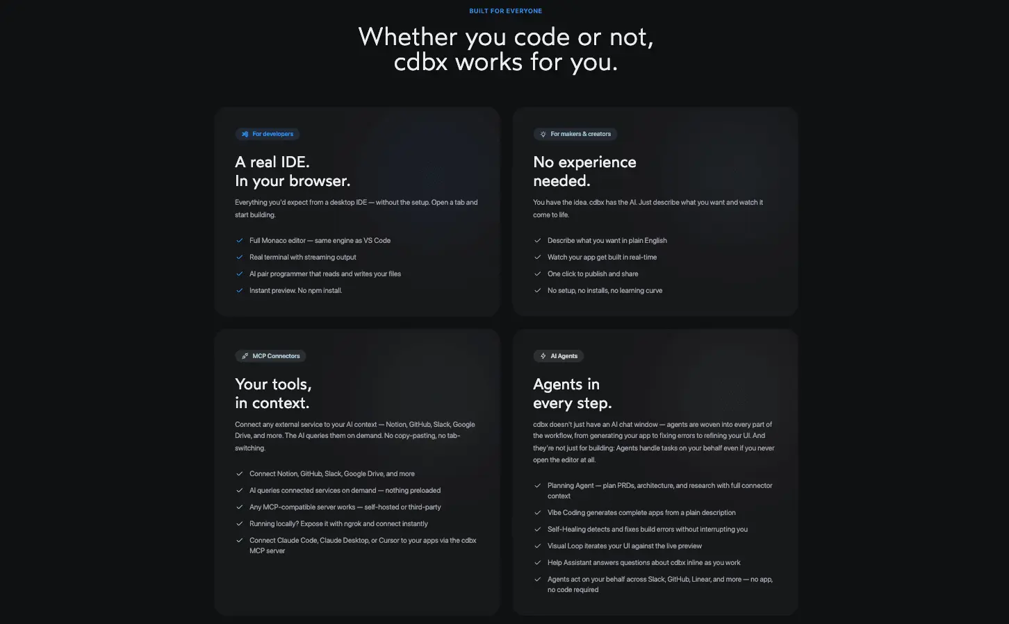 Screenshot 2 of cdbx.ai