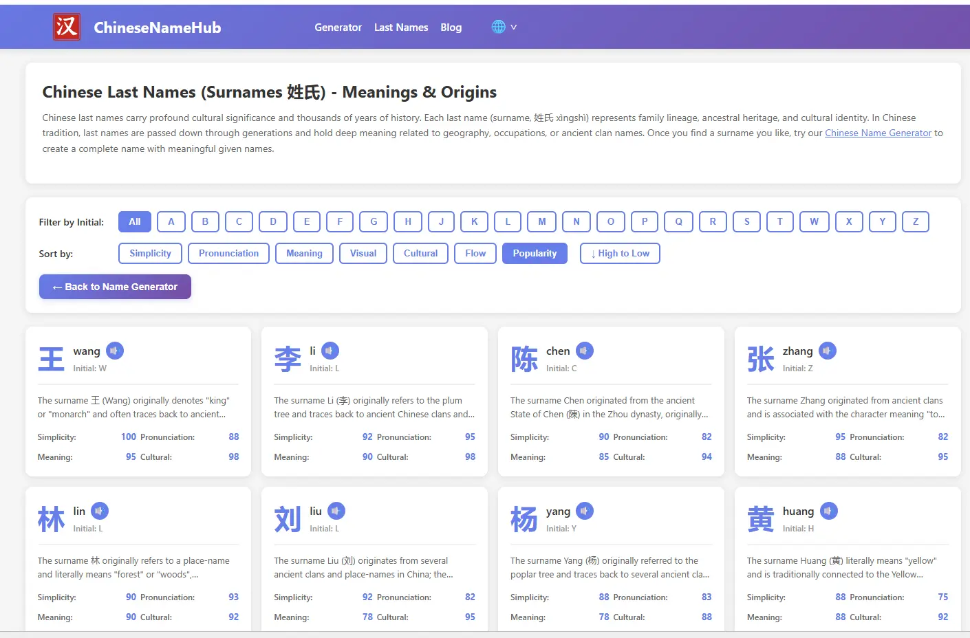 Screenshot 2 of ChineseNameHub