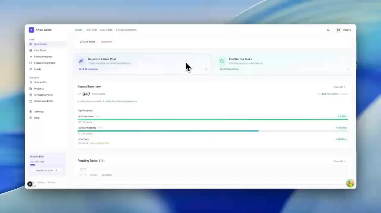 Screenshot 5 of SnooGrow