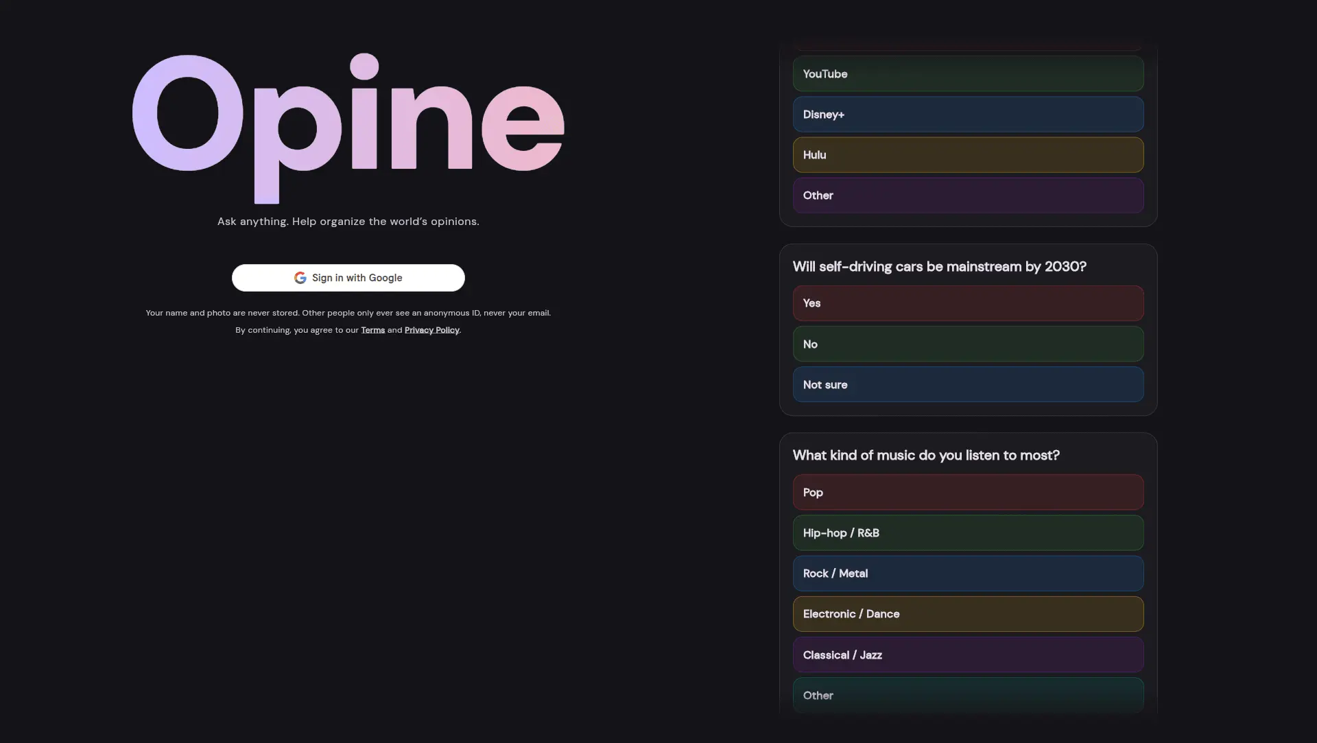 Screenshot 2 of Opine