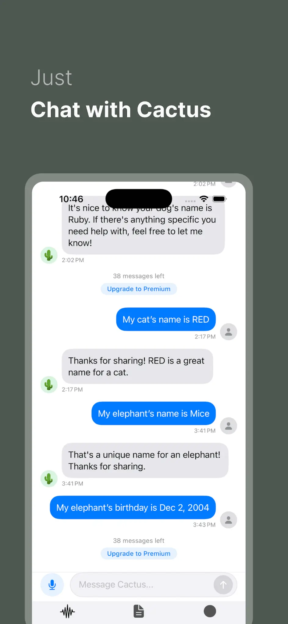 Screenshot 1 of Cactus AI