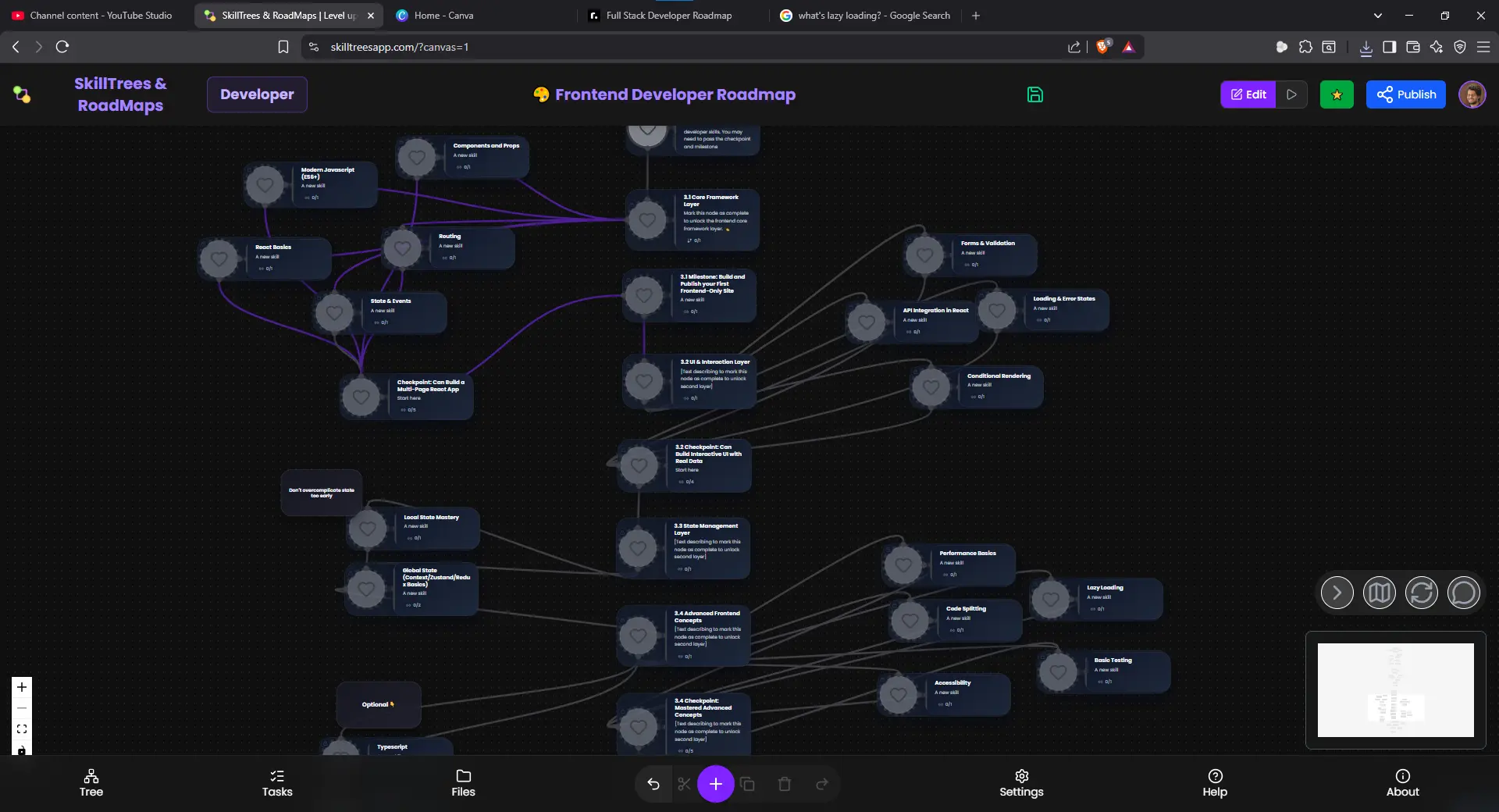 Screenshot 4 of SkillTrees & RoadMaps
