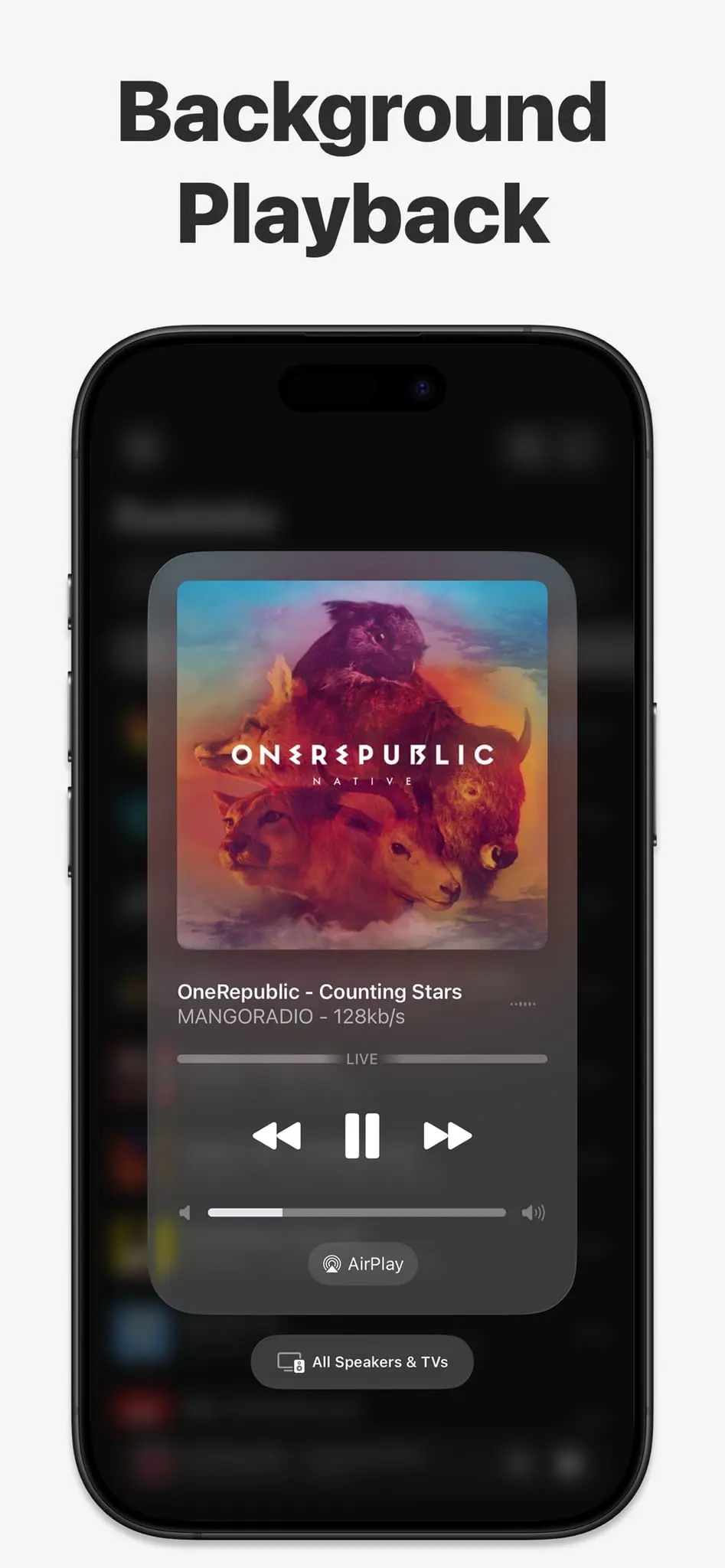 Screenshot 1 of Radddio - FM Radio Player App for iPhone