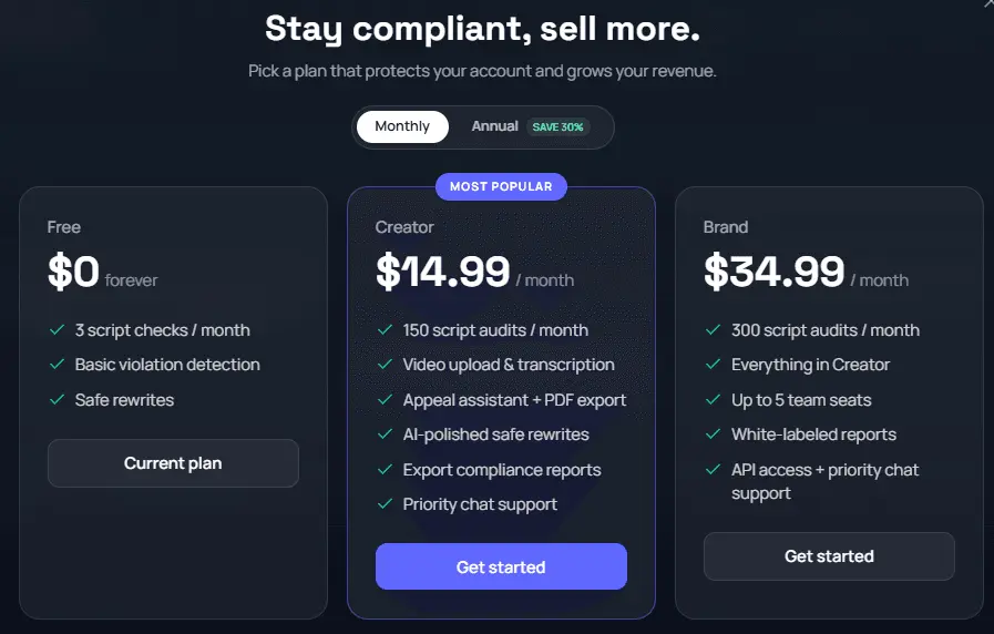 Screenshot 4 of BanProof AI
