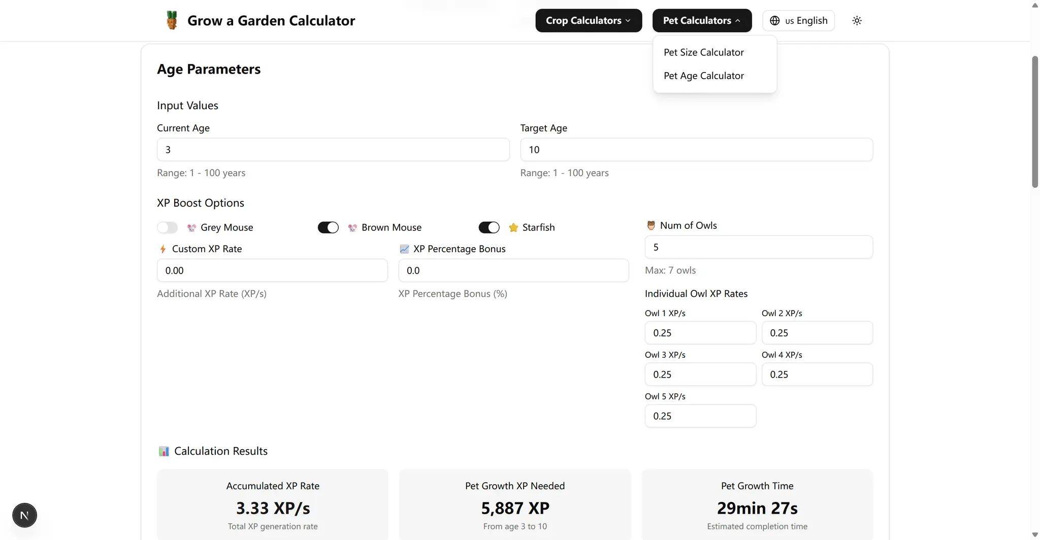 Screenshot 4 of Grow a Garden Calculator new