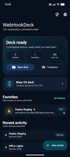 Screenshot 3 of WebHookDeck
