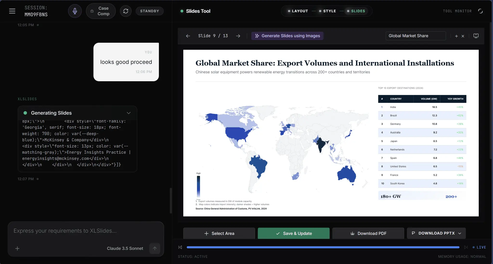 Screenshot 5 of XLSlides