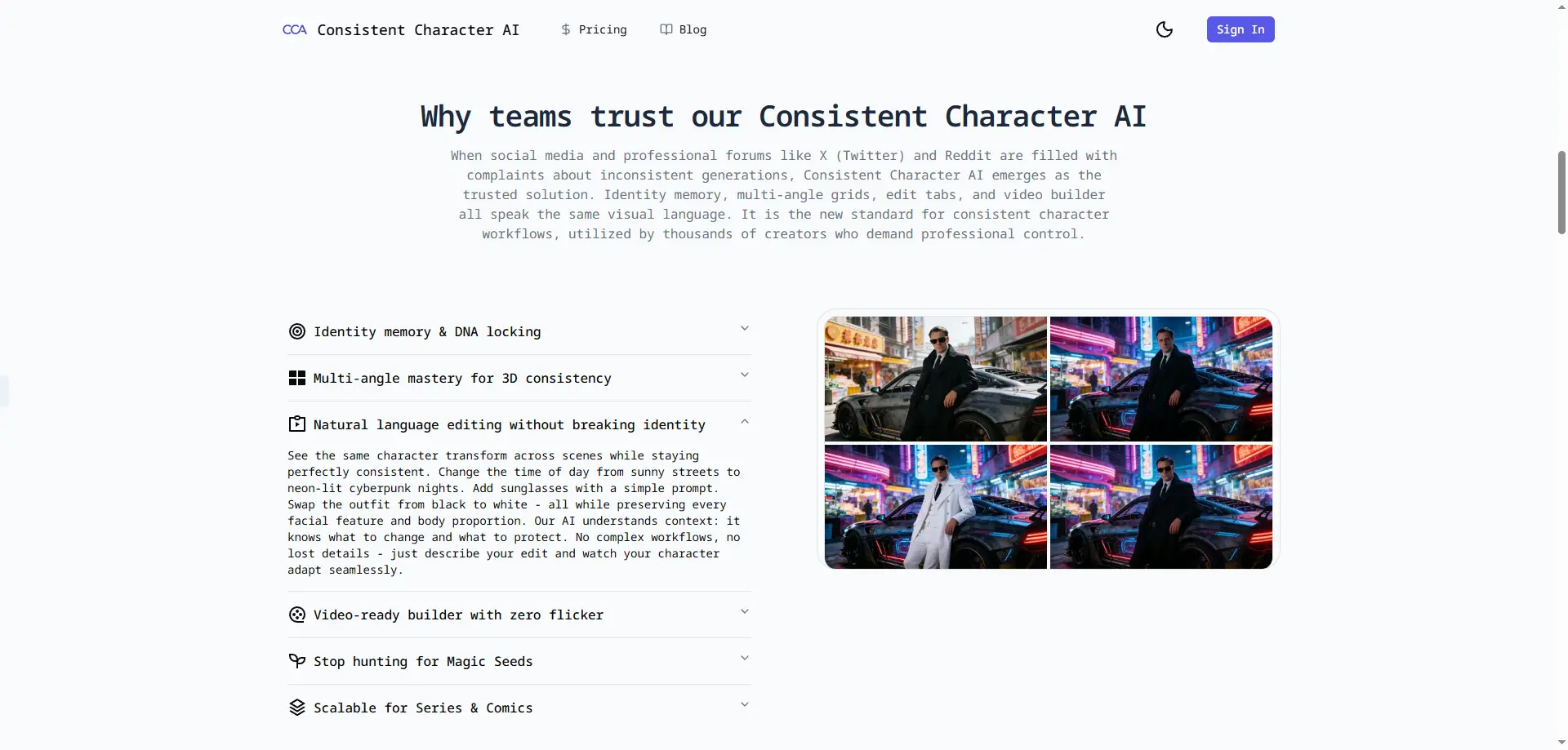 Screenshot 3 of Consistent Character AI