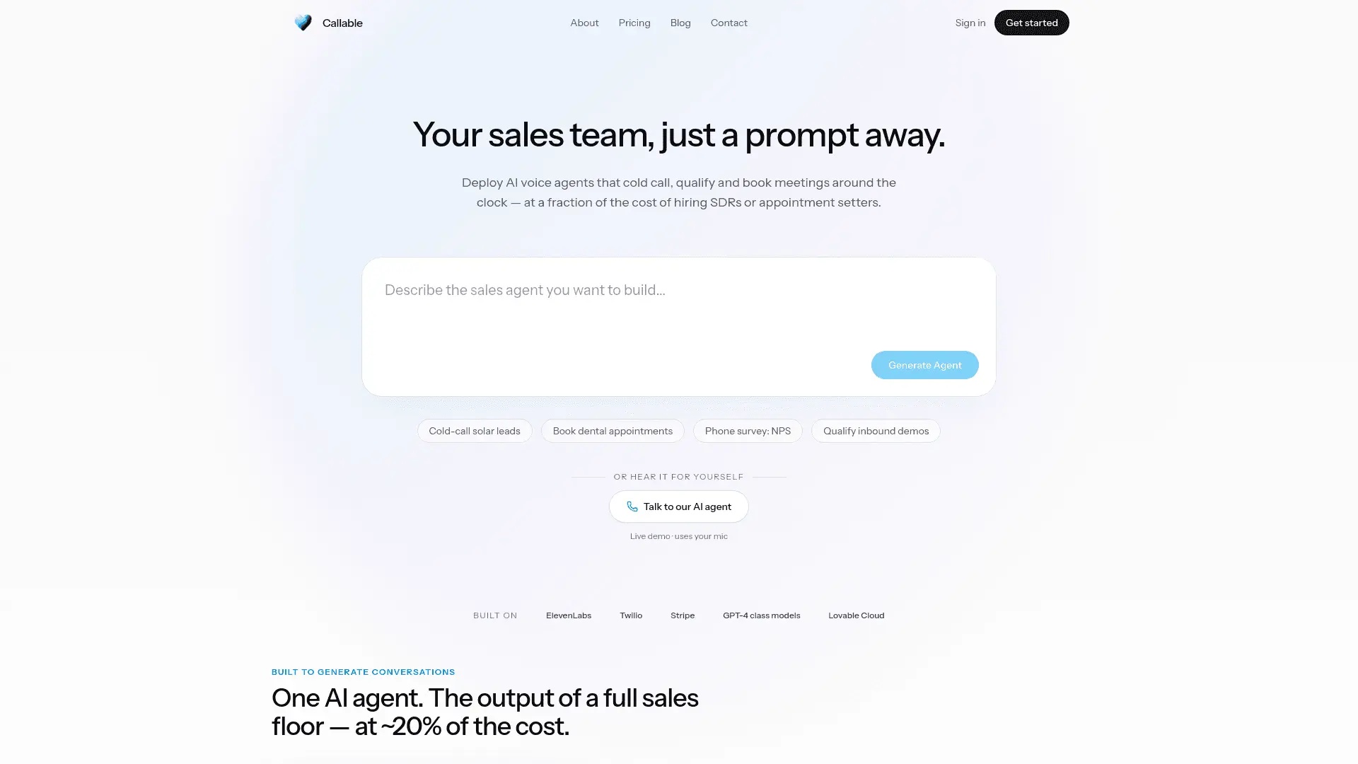 Screenshot 1 of Callable
