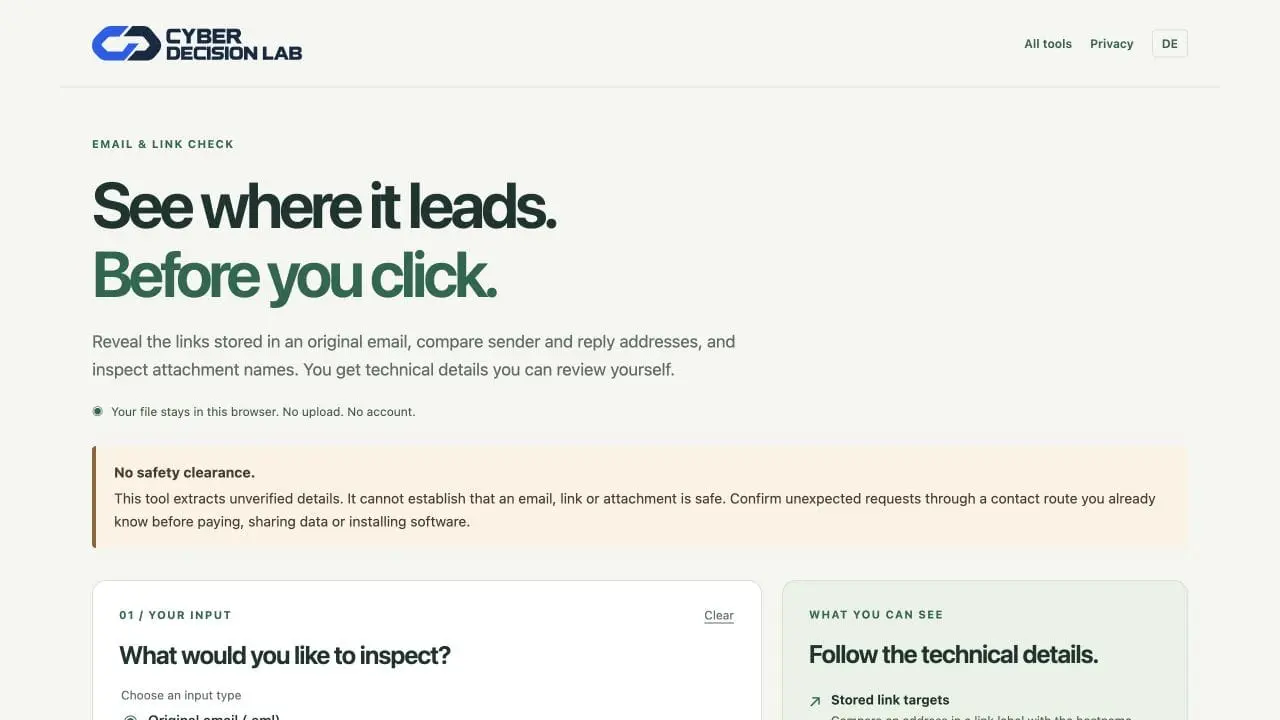 Screenshot 2 of Cyber Decision Lab