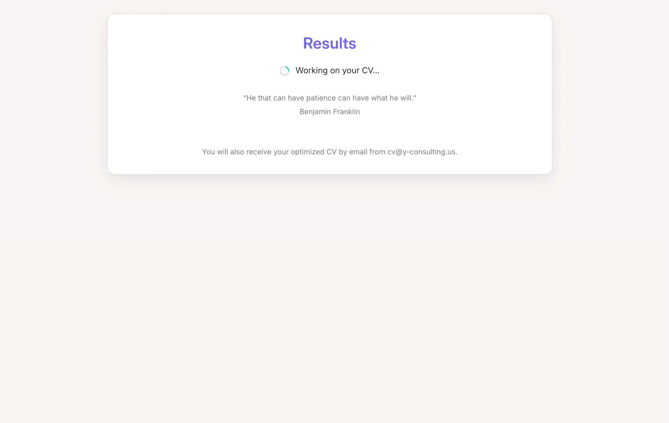 Screenshot 3 of AI CV Optimizer