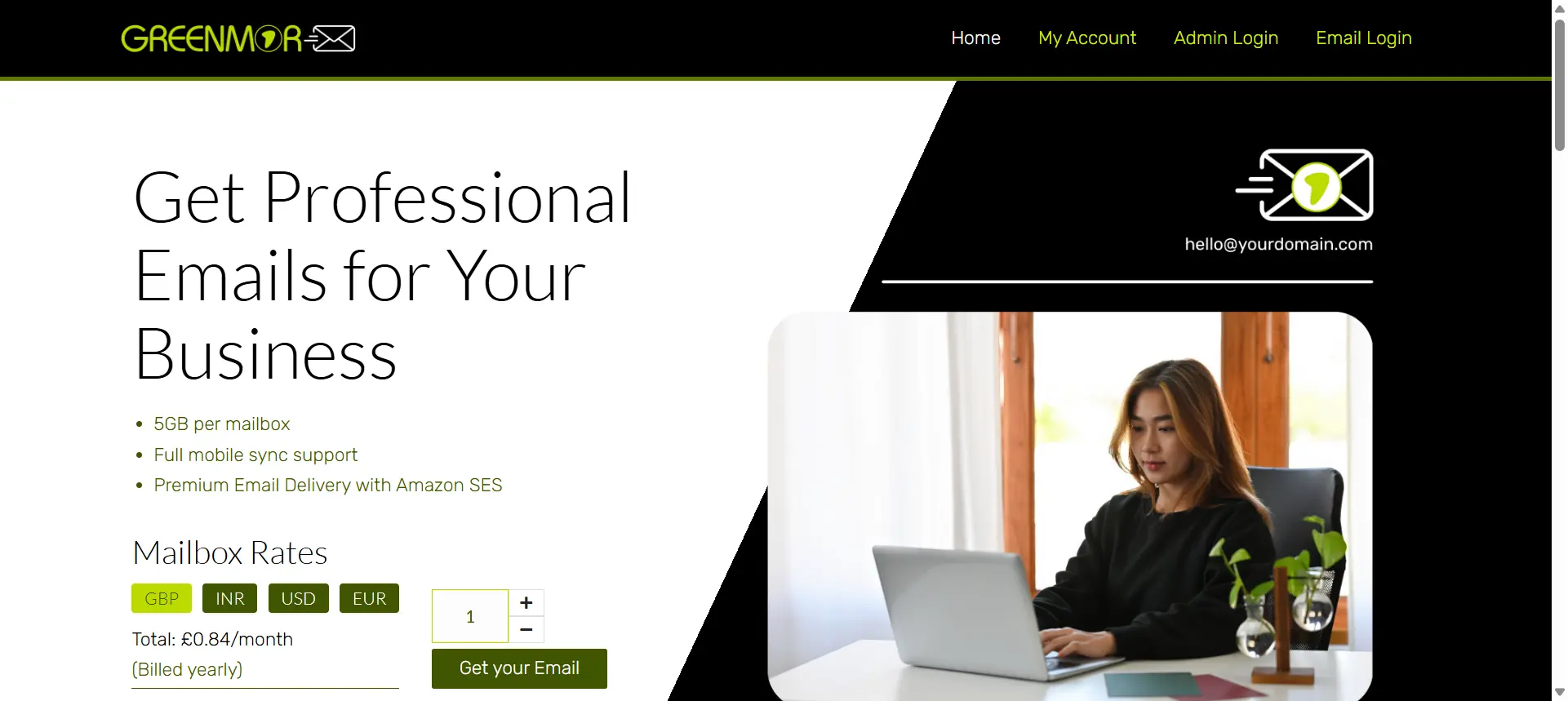 Screenshot 1 of Greenmor Mail