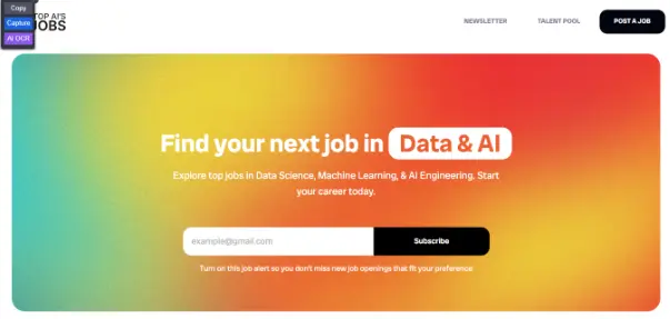 Screenshot 1 of Top AI’s Jobs