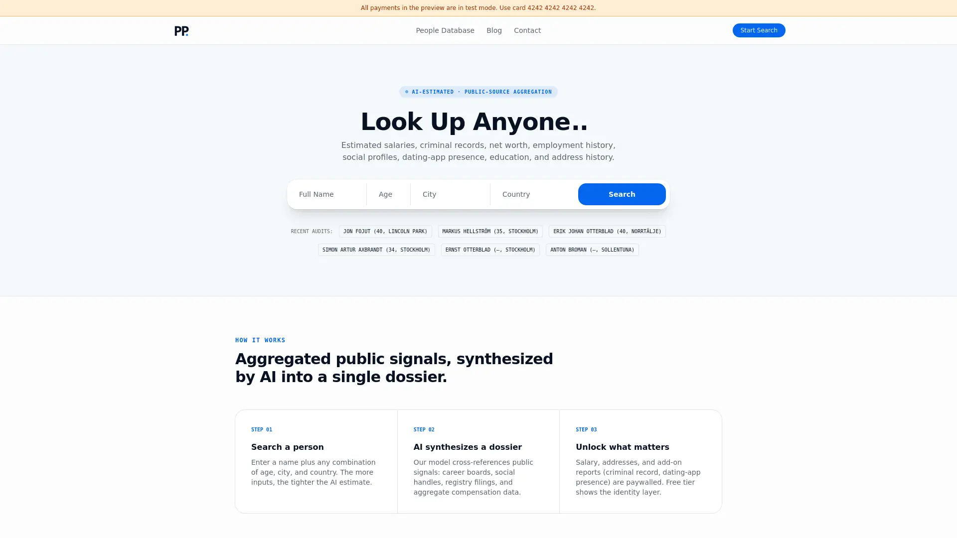 Screenshot 1 of Personpages