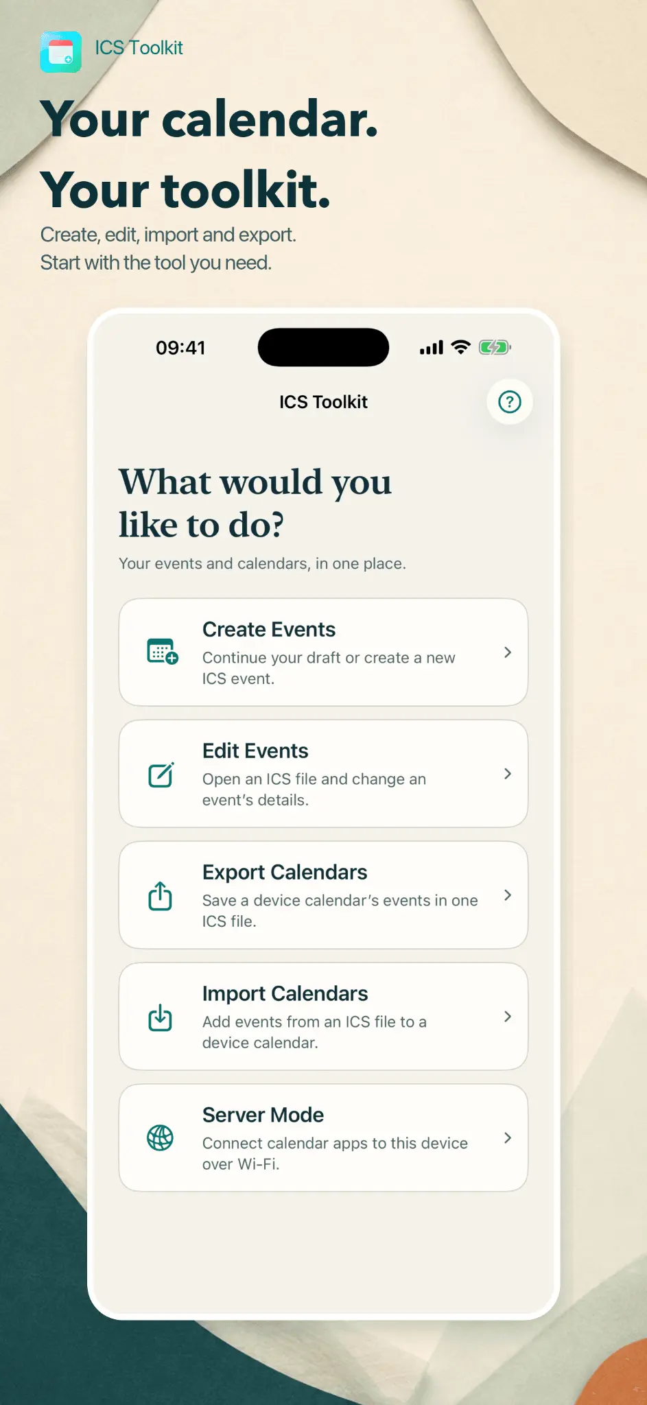 Screenshot 1 of ICS Toolkit
