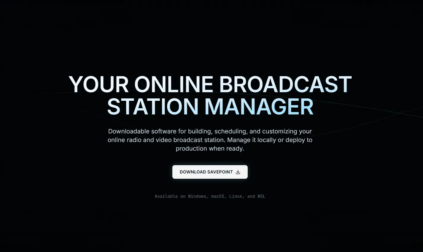 Screenshot 1 of SavePoint Station Manager