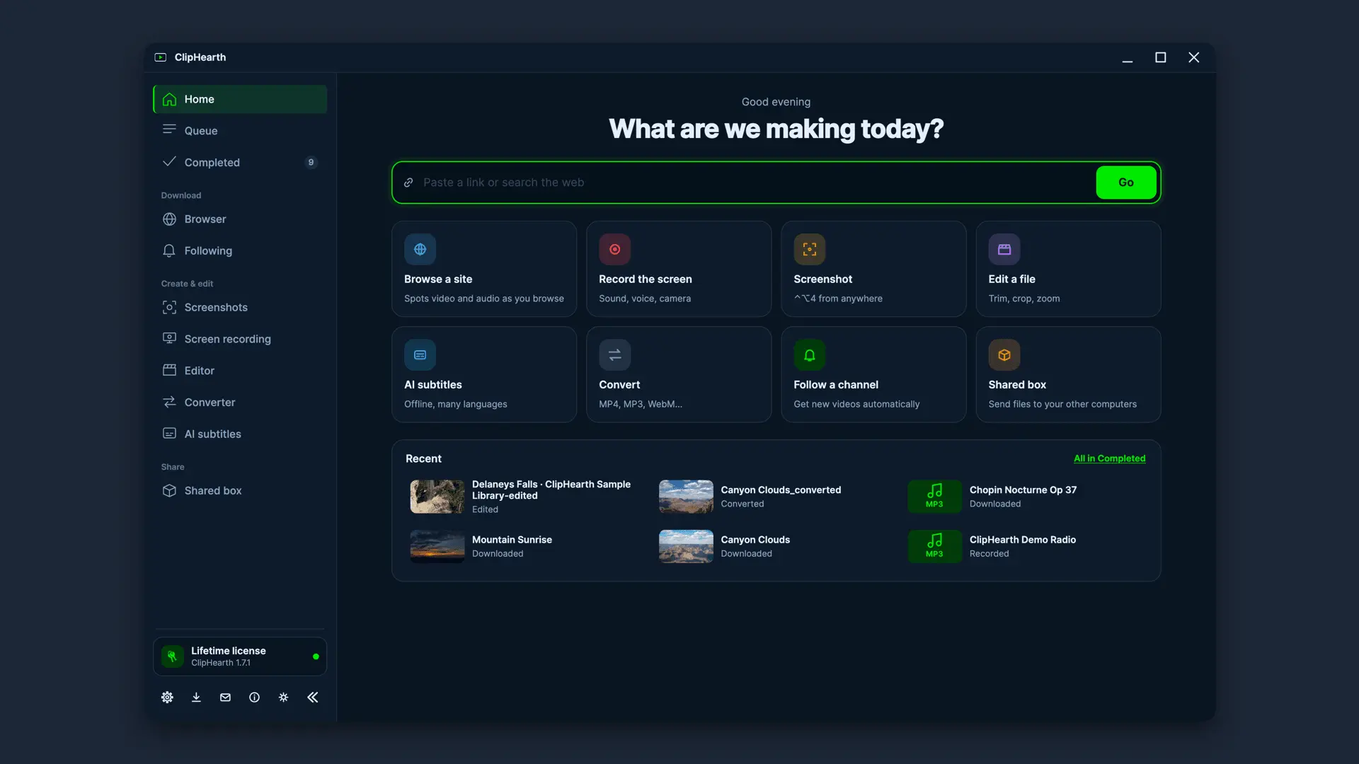 Screenshot 1 of ClipHearth