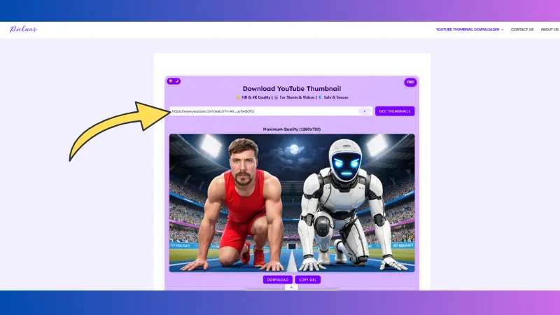 Screenshot 2 of Picknar Youtube Thumbnail Downloader