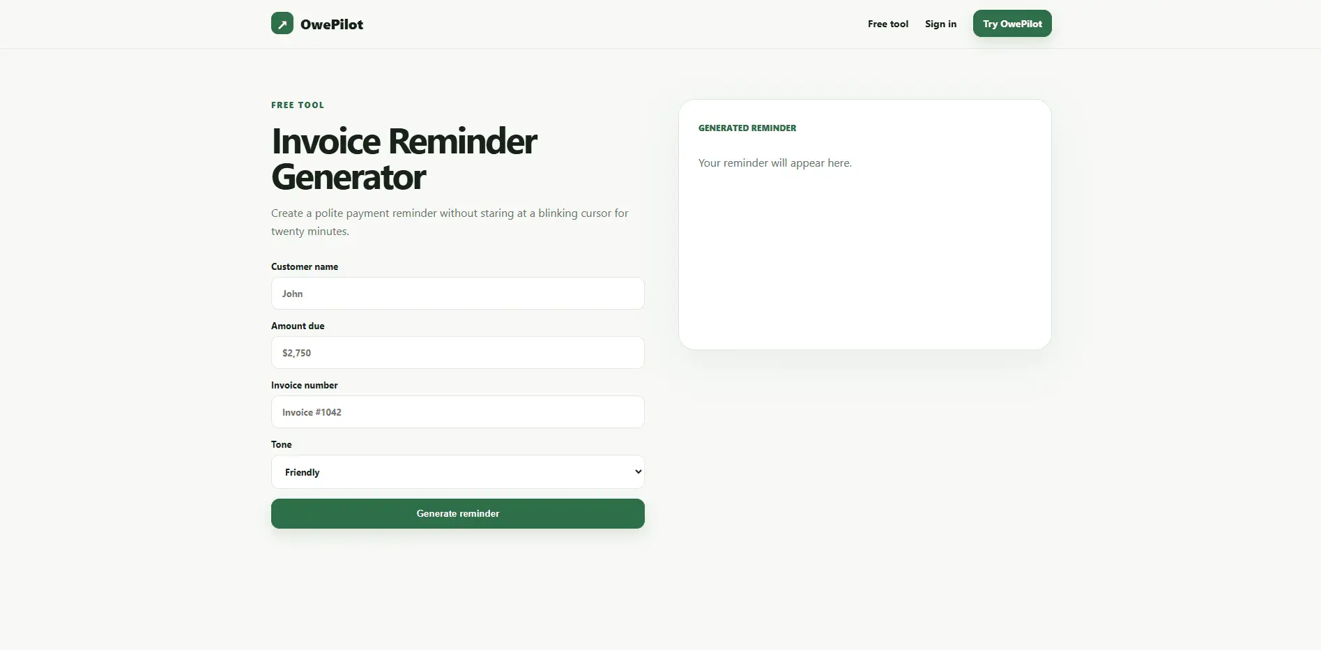Screenshot 5 of OwePilot