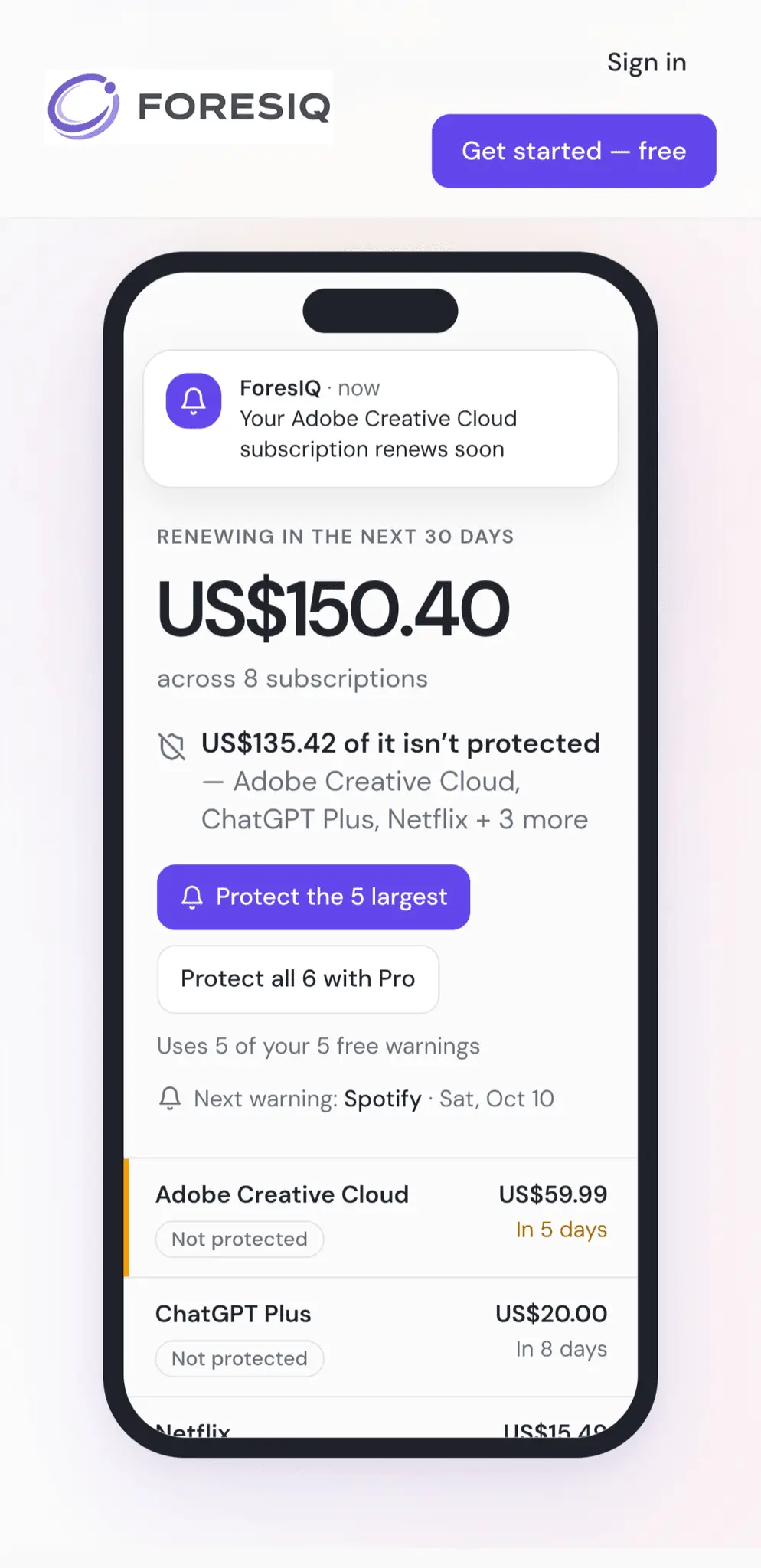 Screenshot 2 of ForesIQ