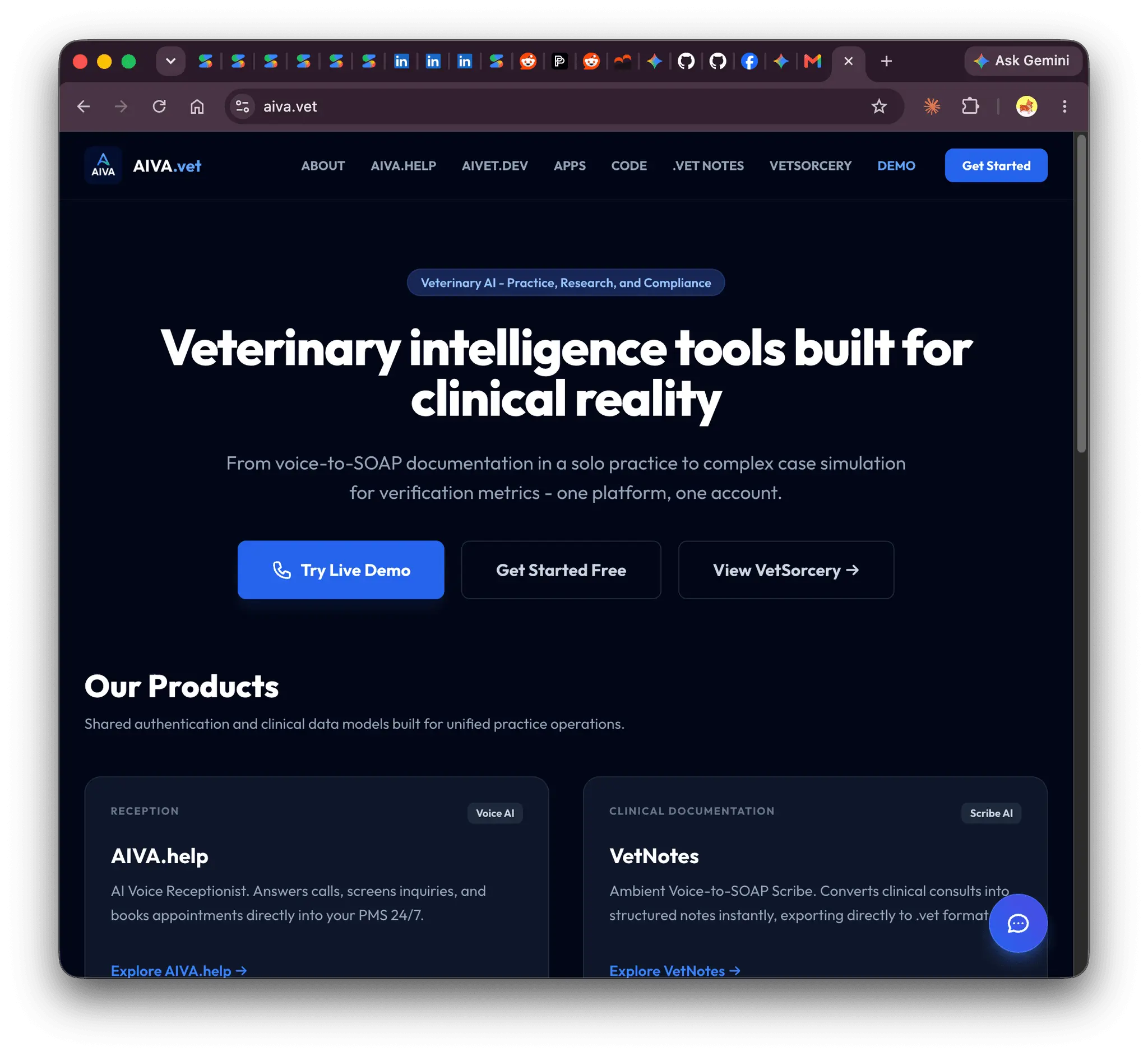 Screenshot 1 of Aiva Vet