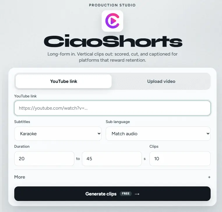 Screenshot 2 of CiaoShorts