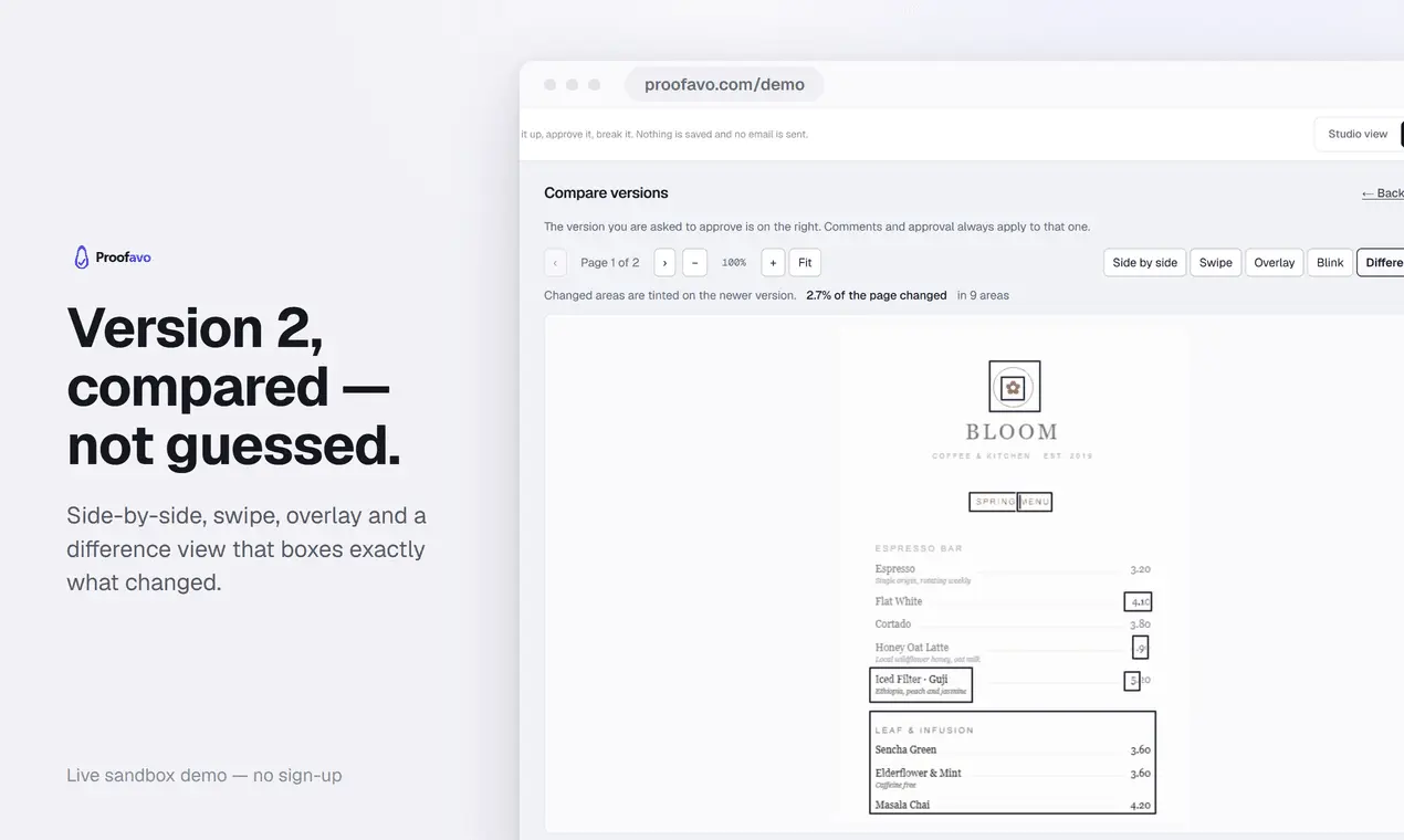 Screenshot 3 of Proofavo