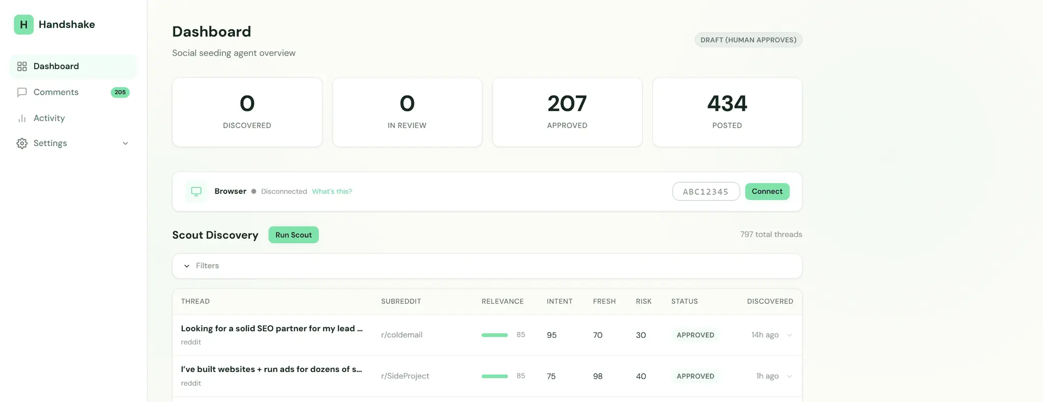 Screenshot 2 of Handshake