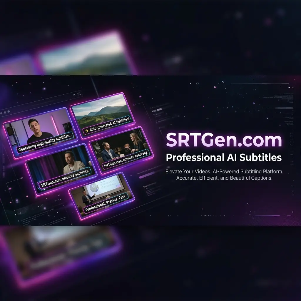 Screenshot 1 of SRTGen