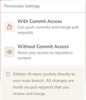 Screenshot 3 of Gitdocs AI
